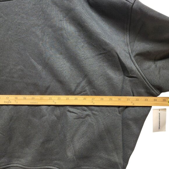 Womens Oversized Black Sweatshirt  Size 5X Crewneck Casual - Picture 3 of 5